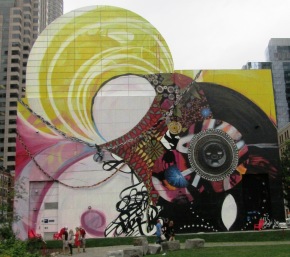 2014 mural by Shinique Smith